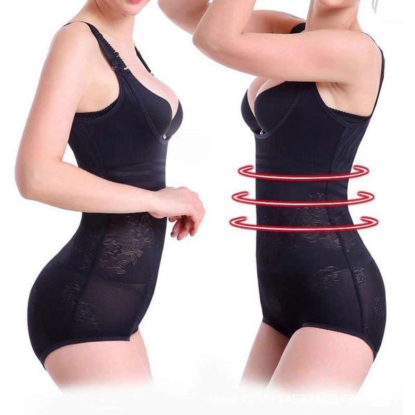 Modernas da Mulher Atacado - Mulher Cintura Cincher Tummy Corset Trainer Full Body Control Shaper Bodysuit Mulheres Underwear1