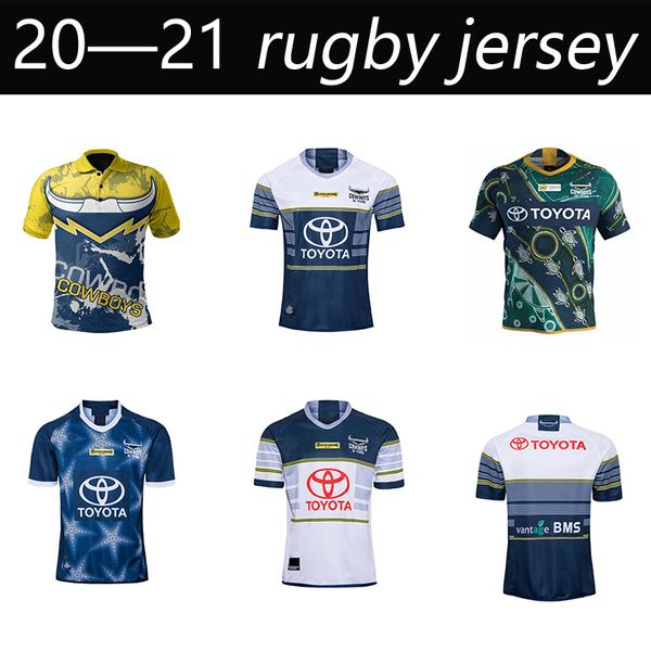 

2020 north queensland cowboys rugby home away jersey thailand rugby jersey size: s-5xl customized, Black;gray