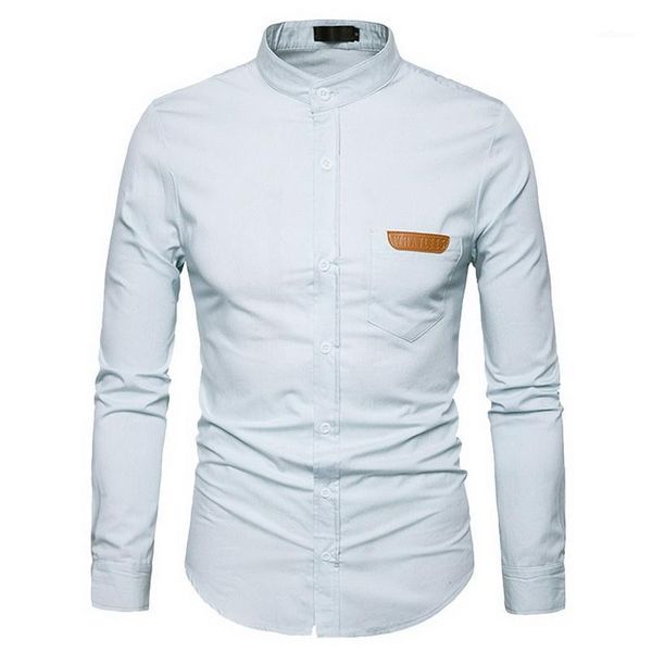 

heflashor men's denim long sleeve shirt brand clothing male slim fit shirts denim workwear men jeans shirt camiseta masculina1, White;black