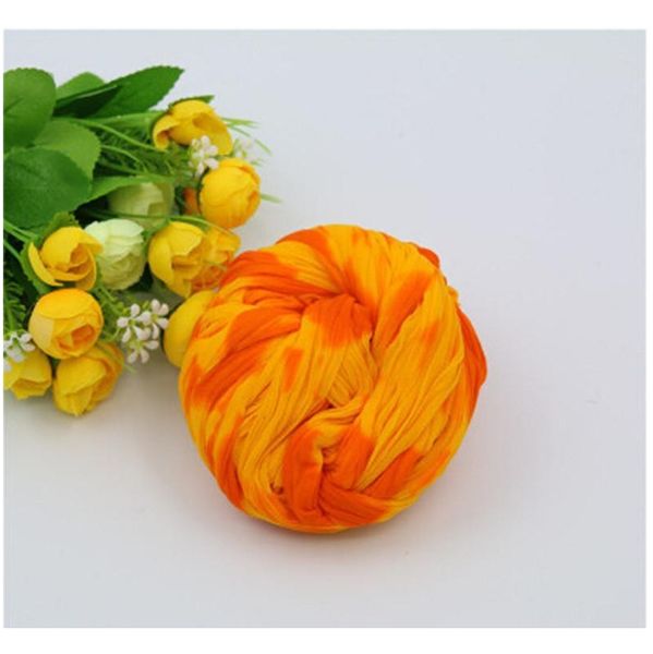 

new design 50pcs two-tone nylon flower stocking materials making home decor silk flower stocking diy weddin jllnru lajiaoyard