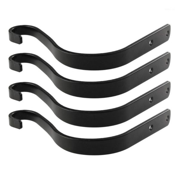 

4pcs garden iron art wall hook hanger for plant basket flowerpot light lantern1