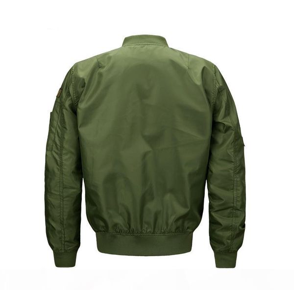 

black bomber jacket flight pilot jackets mens casual flying coats long sleeve slim fit clothes embroidery plus size m-6xl, Black;brown