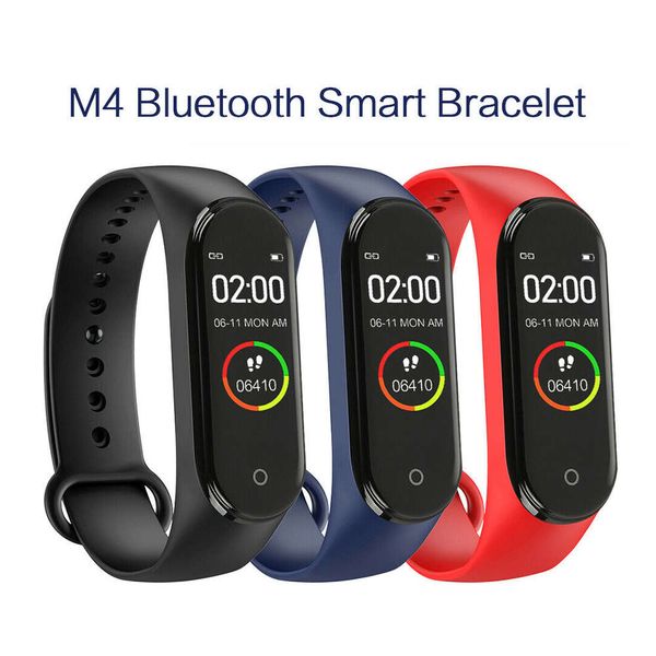 

watch m4, sports smart wristband with heart rate blood prsure control and he