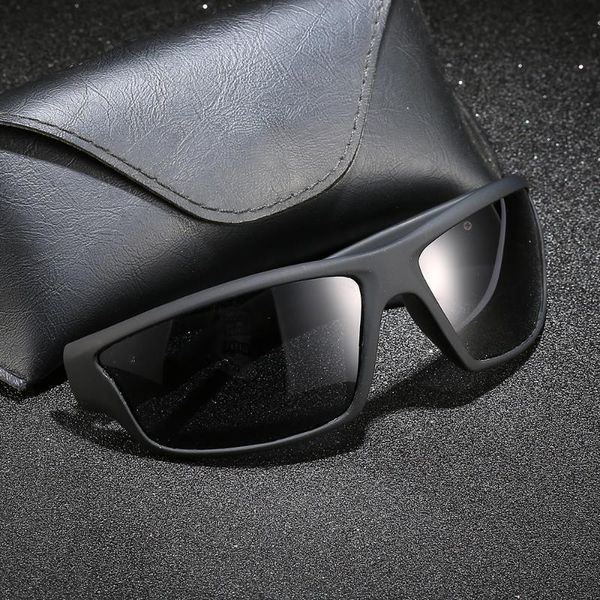 

bingking men polarized sports sunglasses dustproof driving glasses colorful film xy206 8 colors google eyewear, White;black