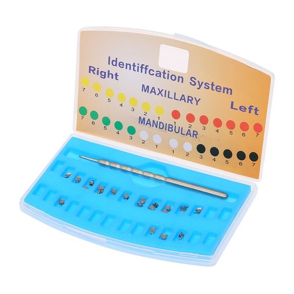 

20pcs/set dental orthodontic active self-ligating brackets roth 0.022" hook 3-4-5 with tool