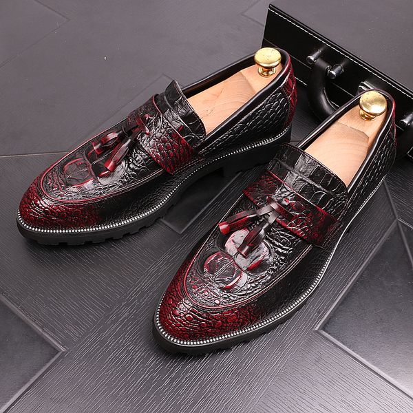 

male korean recreational style leather slip in lazy driving summer breathable platform chaussure shoes bjdr, Black