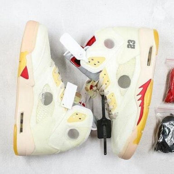 

og jumpman mens cream basketball shoes 5 5s 3m metallic sail white reflective muslin fire red trainers sports us size -12, Black