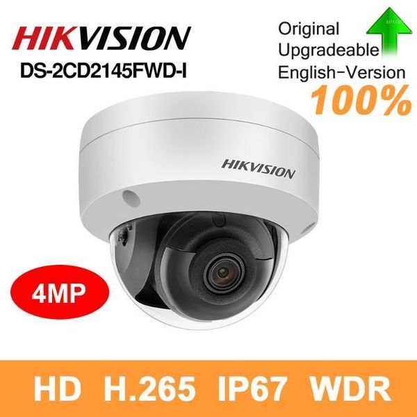 

hikvision original ds-2cd2145fwd-i poe ip camera 4mp network cctv security camera ir30 ip67 sd card slot 30m night version1