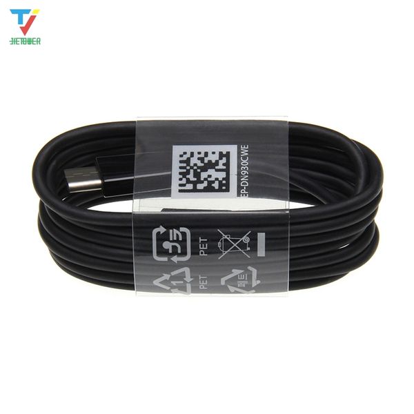 Cavo dati per telefono cellulare Type-c da 1,2 m Cavo di ricarica USB Linea dati caricabatterie rapido per Samsung S8 S10 Plus S10 Note 8 9 100 pezzi