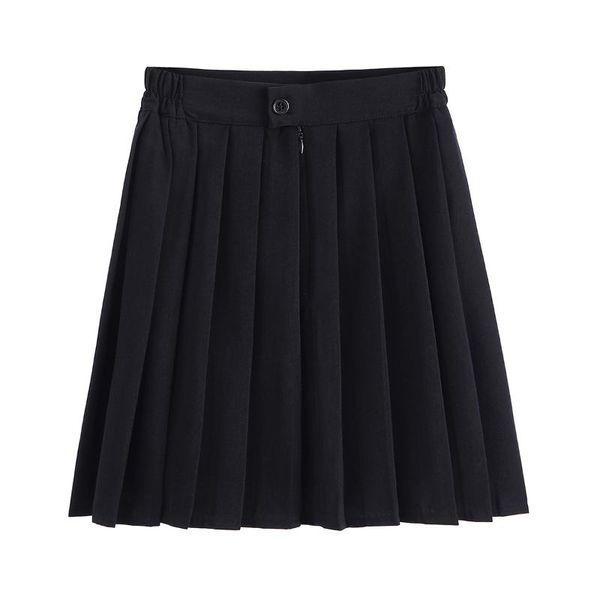 

skirts 2021 women fashion high waist skirt pleated wind cosplay kawaii harajuku female mini short clothing for, Black