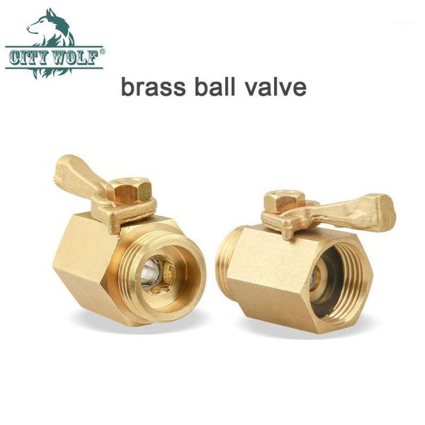 

high pressure g3/4 screw brass ball valve stainless steel intercept ball garden irrigation valve garden tool1