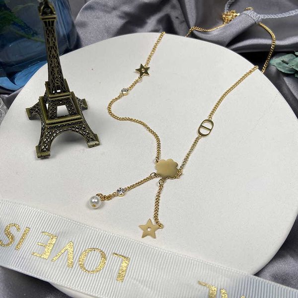 

party four leaf clover gemstone pendants natural stone mixed swarovski crystals accessories jewelry rosary necklace glass, Silver