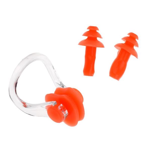 

waterproof sile swim set nose clip + ear plug earplug swimming accessory waterpr sqcrzq