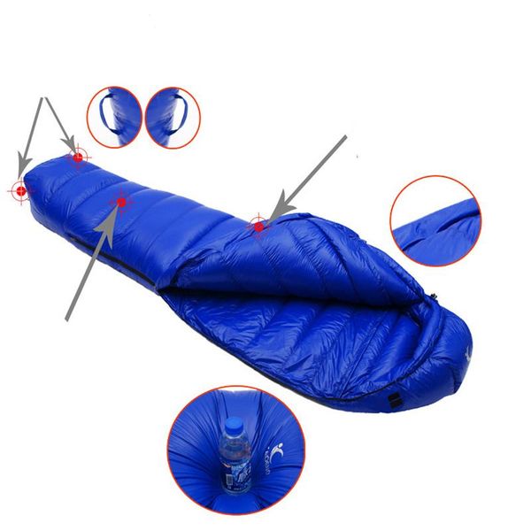 

cadeno speating bag mummy с 400g наполнение утки ультра светло-свет взрослый дышащий кемпинг хилийка ленивая сумка bbykvl sport777