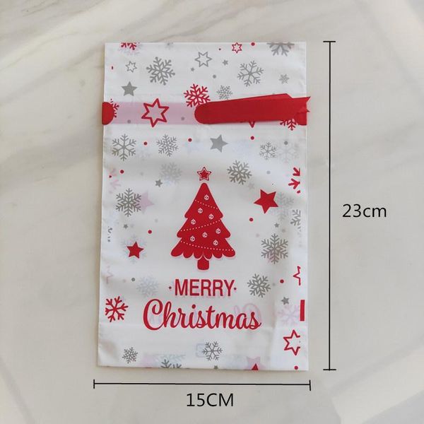 

xmas 10pcs merry gift santa claus tree packing bags happy new year christmas candy navidad 2020