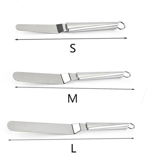 

4 6 8 10 12 дюймов из нержавеющей стали, нержавеющей стали, лопата для лопата кухня портативный декорировать выпечки печенье инструменты для