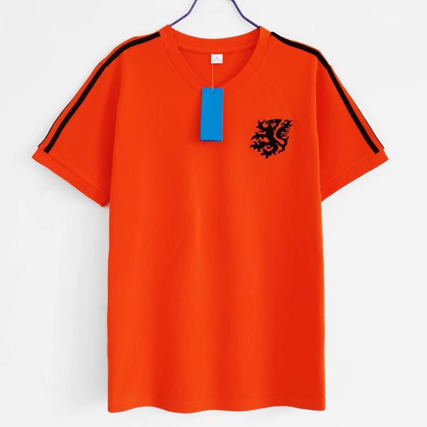 

retro classic 1974 netherlands curyff soccer jerseys training retro football shirt, Black;yellow