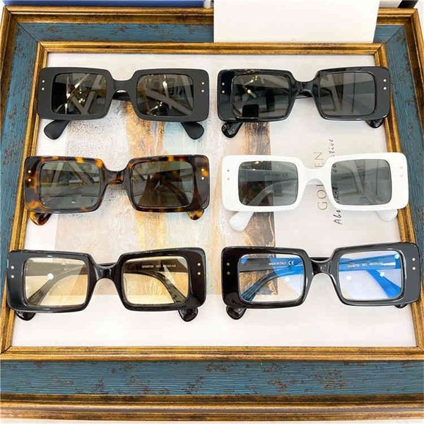 

80% off wholesale family new trend square plate song yanfei's same gg0873s sunglasses, White;black