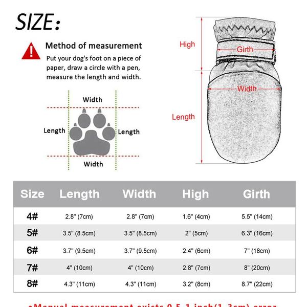

winter dog shoes warm pet dog boots waterproof puppy dog rain snow booties socks reflective for small large footwear bbybnp