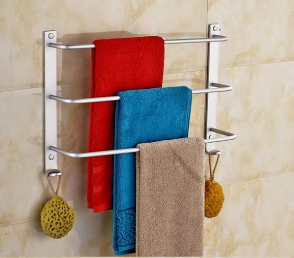

bath accessory set three layers modern towel bar brief space aluminium bathroom rack wall mounted shelf holder for accessories