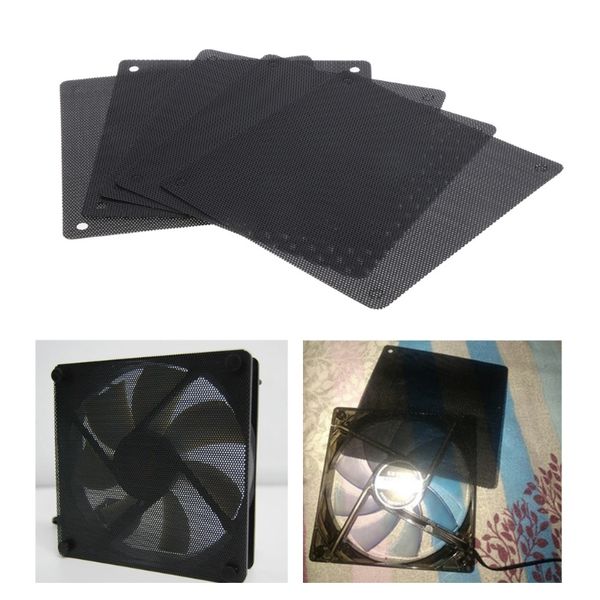 

5 шт. компьютерная сетка pvc case вентилятор пыли фильтр пылезащитный чехол корпус пылезащитный чехол 5 шт. компьютер f jllxge