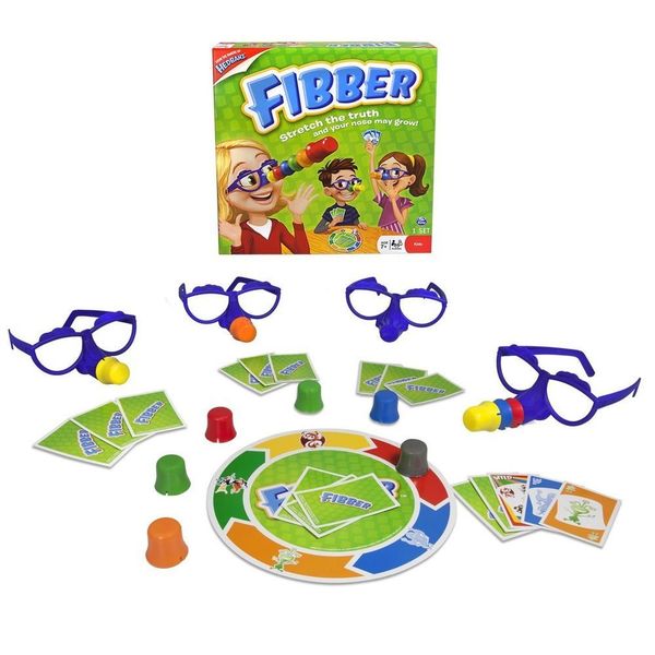 

liar fibber board game set great family fun educational toys noses & glasses for 2-4 players funny toy from russia q0115