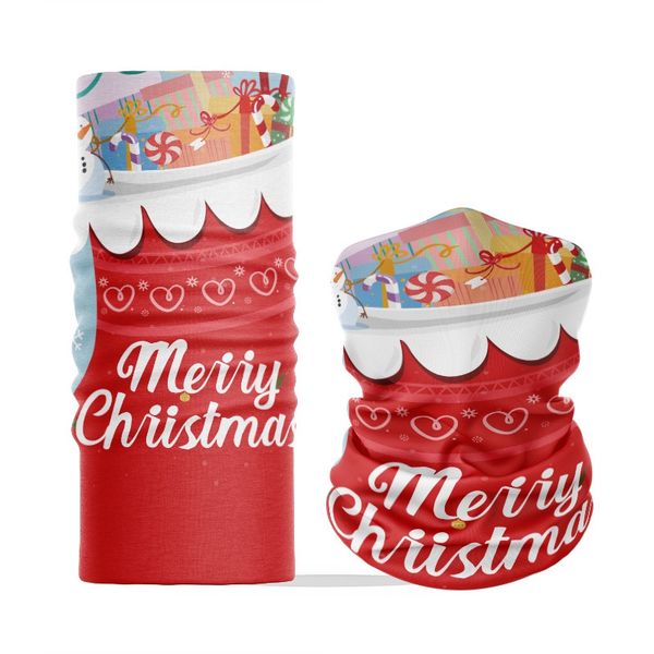 

christmas scarf bandana bicycle seamless headband neck cycling head scarf hairnand turban mask outdoor sports uv-protection mask vtky2093