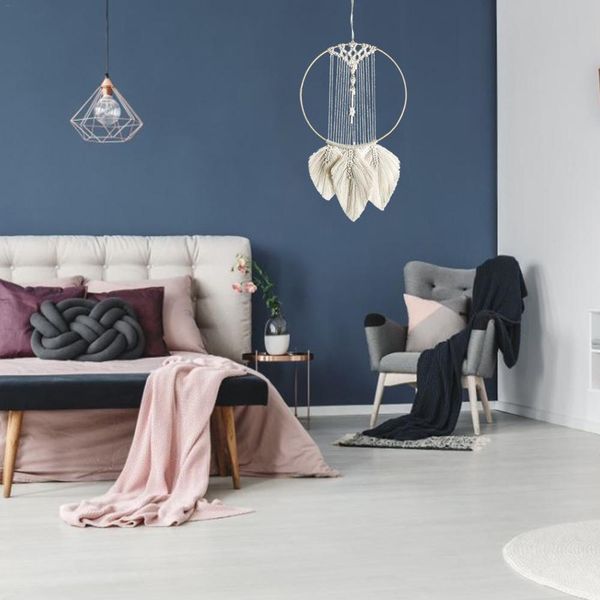 

богемные ручные тканые макрама гобелен кружева мечтания кисточка белое ремесло мандала стены висит орнамент подарок украшения дома wmtuce