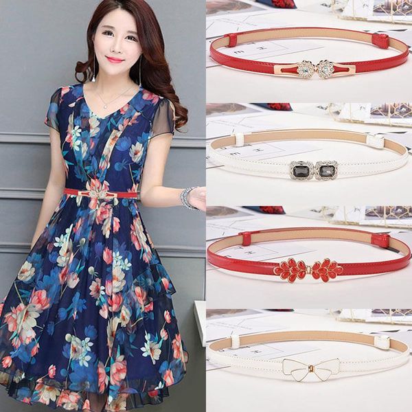 

leather adjustable dress cummerbunds 26 colors flower students 1pc new design belts pu, Black;brown
