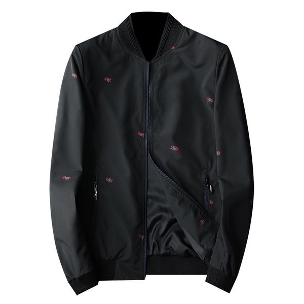 

new luxury men 2021 rib embroidered fish bone striped jackets abstract digital jacket # n98 79ib, Black;brown