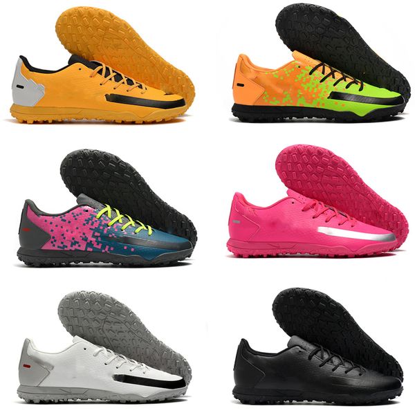 

mens soccer shoes phantom gt elite tf outdoor soccer cleats leather football boots scarpe da calcio hot