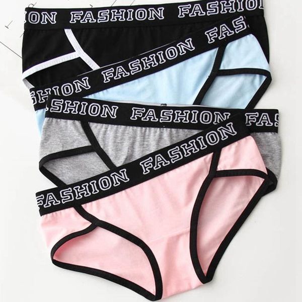 

3xl plus size sport underwear women ladies panties low waist cotton briefs lingerie grils striped broad sides panty 1x1, Black;pink