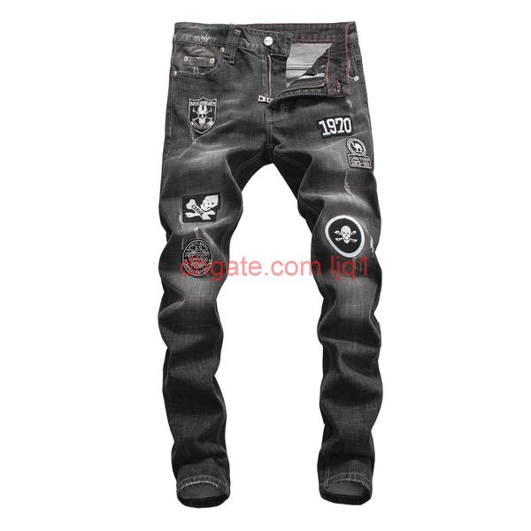 

8.26 new arrival real p fashion men casual locomotive jeans 28-36, Blue