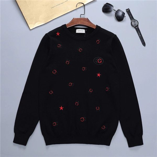 

pullover men's 2020 new autumn and winter warmth men's brand sweater round neck men's pullover fashion sweater, White;black