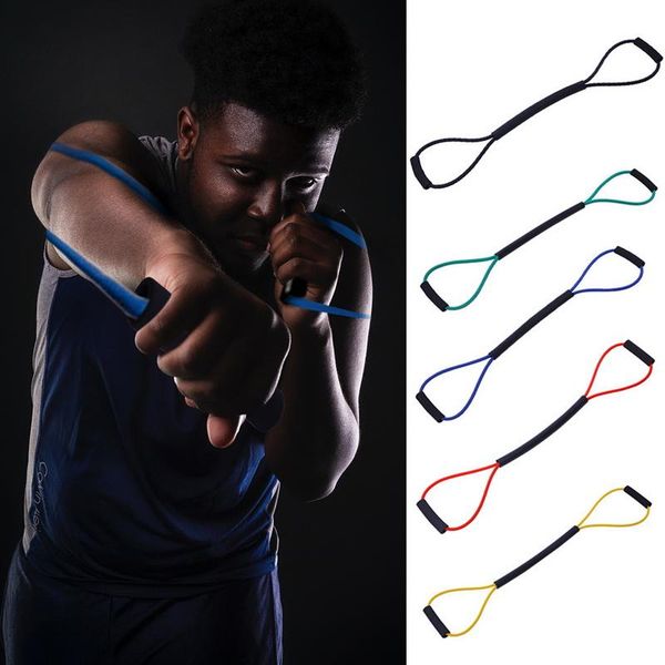 

resistance bands shadow boxing band rubber speed training pull rope muay thai karate crossfit workout power strength equipment