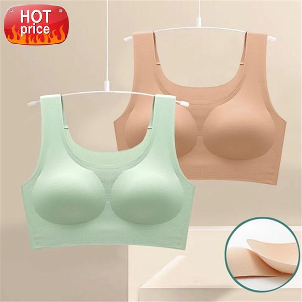 

yoga vest for women gym bra padded soft breathable s-xl quick dry sports for fitness running sportswear active wear vest #ce9b, White