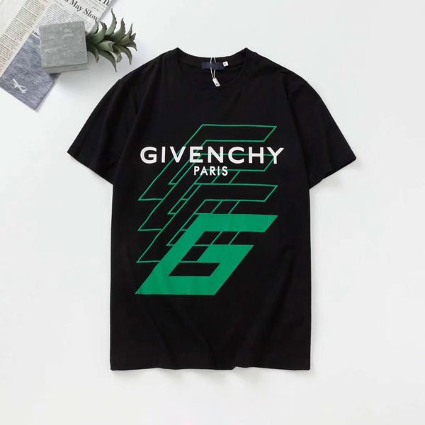 

2020fashion casual men's designer t-shirt men's shirt letter printing men's brand short-sleeved t-shirt casual t-shirt s-xxl, White;black