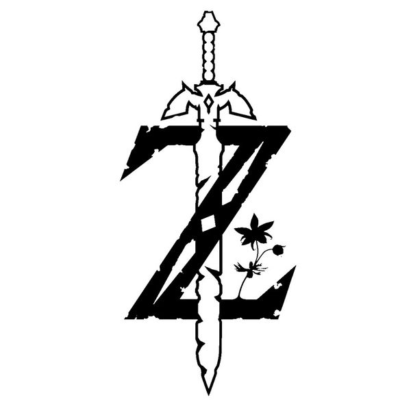 

9x20cm видеоигры zelda дыхание дикой дикой власти автомобиль наклейка автомобиля-стикер s8-0621