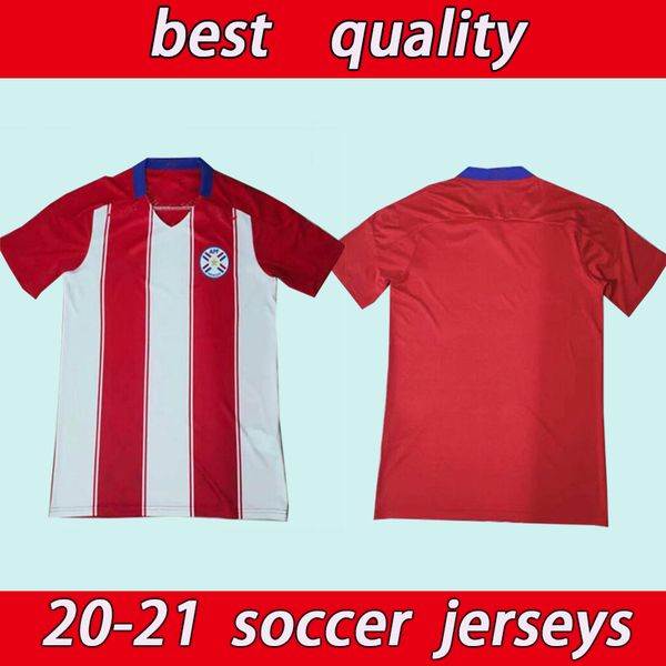 

2021 maillots de football paraguay national football team soccer jerseys 20 21 home romero ayala lezcano gonzález sanabria football shirt, Black;yellow