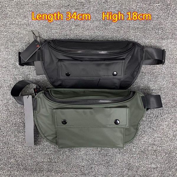 

brand new released embroidered classic waist bag causal sport shoulder bag men fashion cyberpunk style street bag