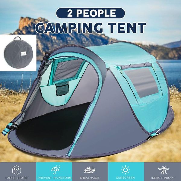 

tents and shelters upgrade throw up tent 3 person 1s open for camping outdoor automatic large family waterproof hiking