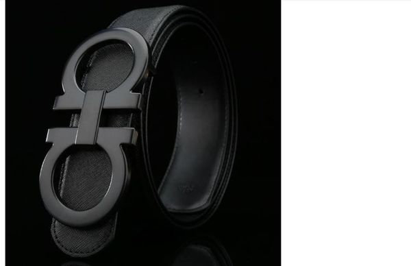 

genuine leather belt men women genuine leather belts for men strap male big buckle, Black;brown