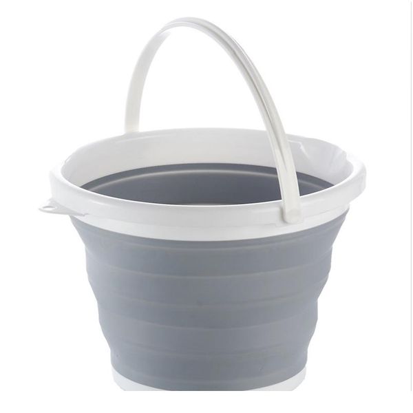 

5l bucket for fishing promotion folding bucket car wash outdoor sile bait fishing supplies bathroom clothes storag bbyjsd