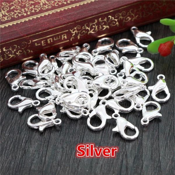 

10x5mm 12x6mm 14x7mm 16x8mm 9 colors plated fashion jewelry findingsalloy lobster clasp hooks for necklace bracelet chain diy 9 9 bbyzax