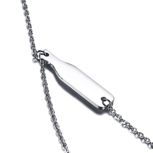

qwc tee15 necklace sell popular single lady 11mm fish shape steel color lover gift women jewelry q1209, Bronze;silver