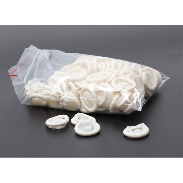 

finger 100pcs/lot latex rubber finger cots,disposable anti static sleeve eyebrow extension gloves