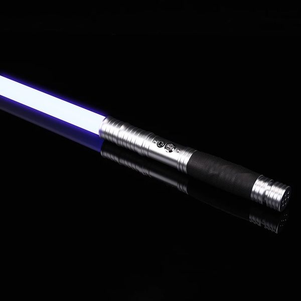 

cieltan upgrade dueling lightssaber with 1inch balde metal hilt 6 set sounfonts colors lock up flash on clash halloween cosplay q0113