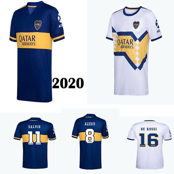 

20 21 boca youth team jerseys de rossisalviootvis alekskamiseta de futai borbenedetto almendra home away men's soccer shirt, Black;yellow
