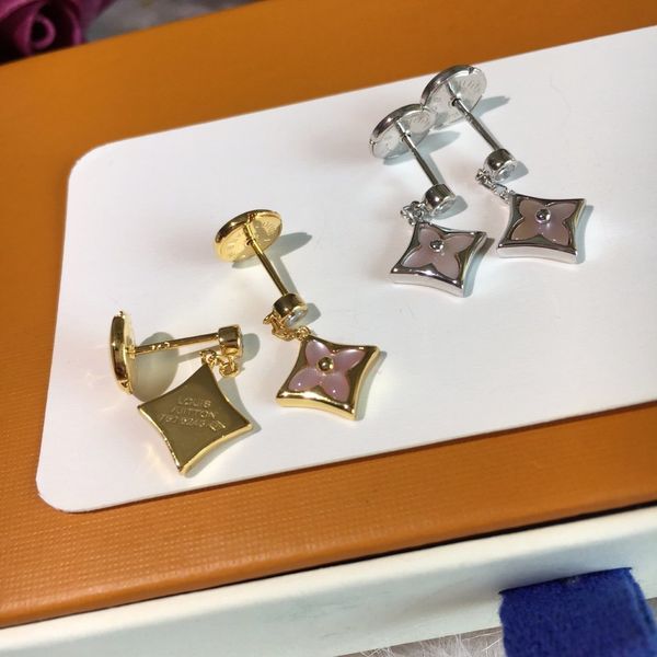 

2020 new high-quality ladies glamour jewelry fashion casual earrings hypoallergenic and fade pki5, Golden;silver