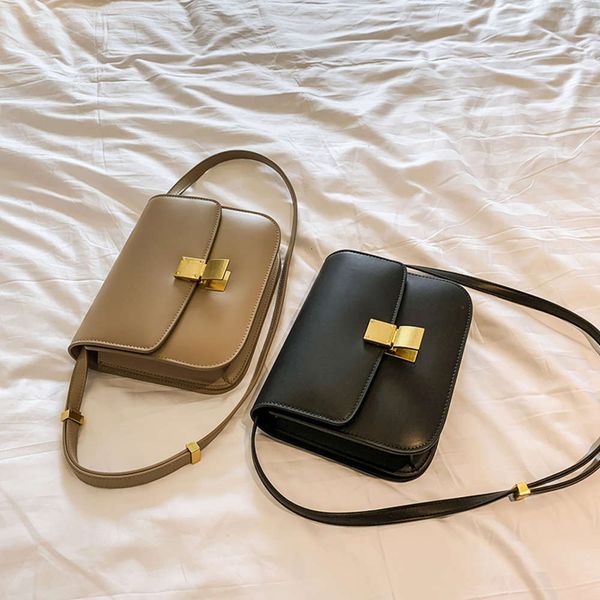 

luxurys designers leather box tofu 2021 new fashion small square advanced sense one shoulder messenger versatile women's bag